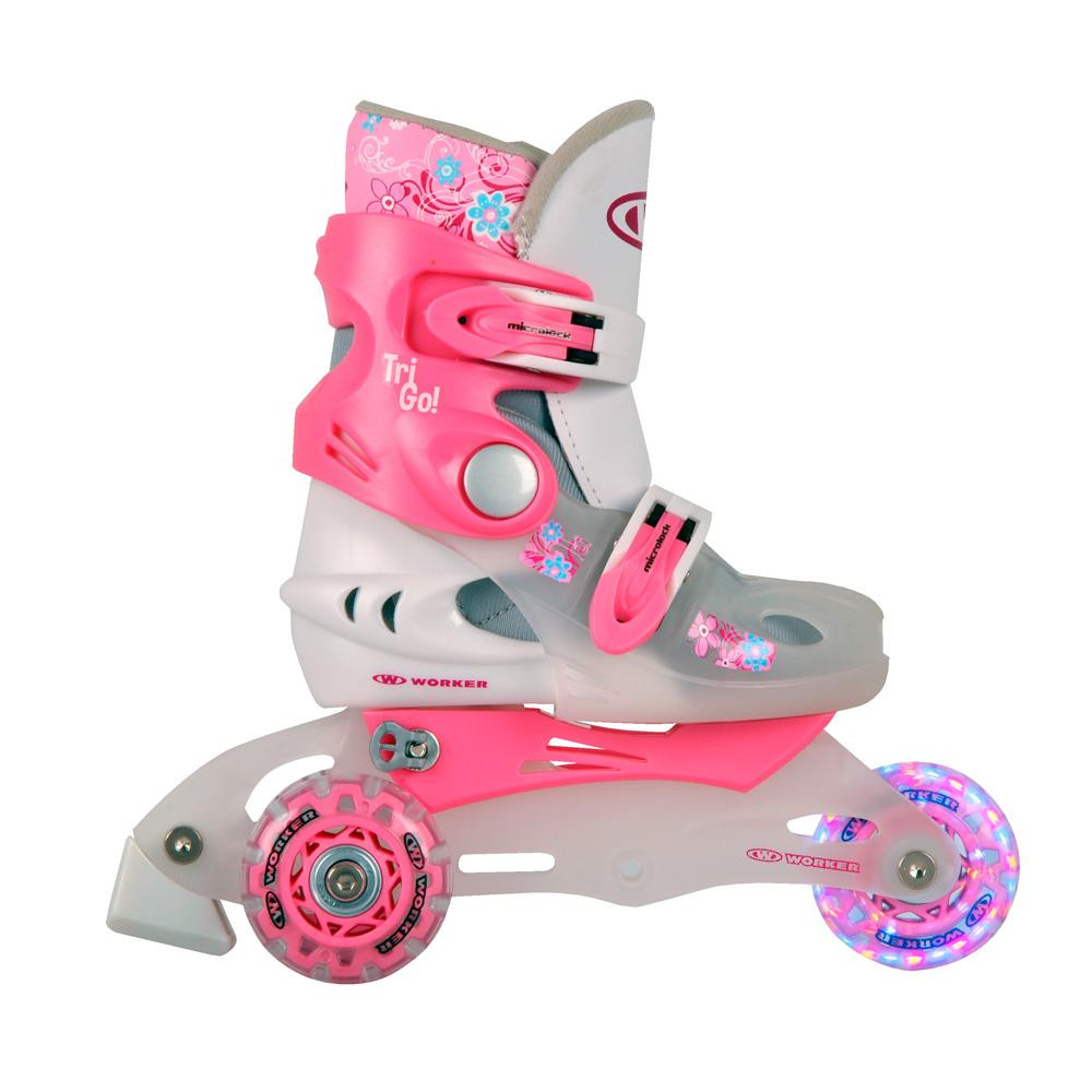 Worker TriGo Skate LED / размер XS 26-29 pink (13365-XS-1) - зображення 1