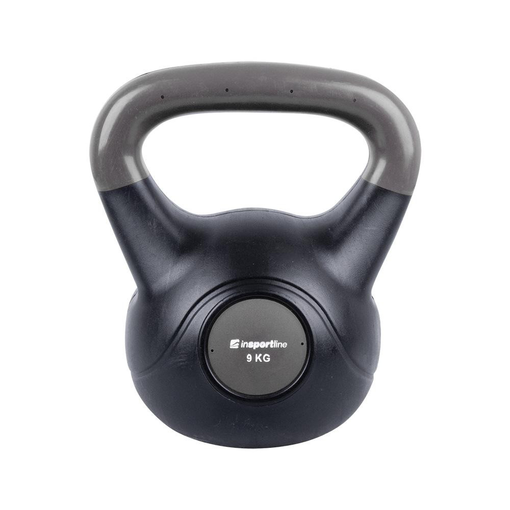 inSPORTline Kettlebell Dark 9kg (10758) - зображення 1