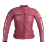 W-TEC Жіноча шкіряна мотокуртка W-TEC Sheawen Lady Pink - рожева/XS - зображення 1