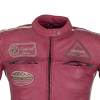 W-TEC Жіноча шкіряна мотокуртка W-TEC Sheawen Lady Pink - рожева/XS - зображення 6