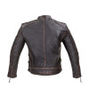 W-TEC Шкіряна мото куртка W-TEC Embracer - темно-коричнева / XXL - зображення 3