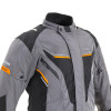 W-TEC Чоловіча мото-куртка  Brandon - розмір S, чорно-сіро-оранжева - зображення 6