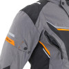 W-TEC Чоловіча мото-куртка  Brandon - розмір S, чорно-сіро-оранжева - зображення 7