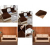Homytex Чохли на диванні подушки сидіння  Шоколадний 150*190 (50/70)+20см., Шоколадний (HT-38916) - зображення 1