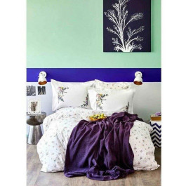 Karaca Home Fertile lila лиловый + плед двуспальный Евро (2000022231251)