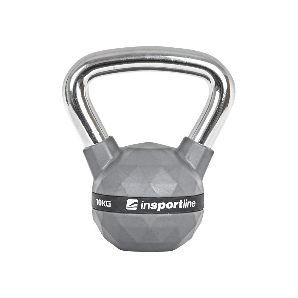 inSPORTline Kettlebell PU 10kg (21640) - зображення 1