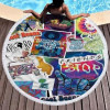 Homytex Пляжний рушник з бахрамою круглий  150*150 Яскраве літо, Різнобарвний (8-79010) - зображення 1