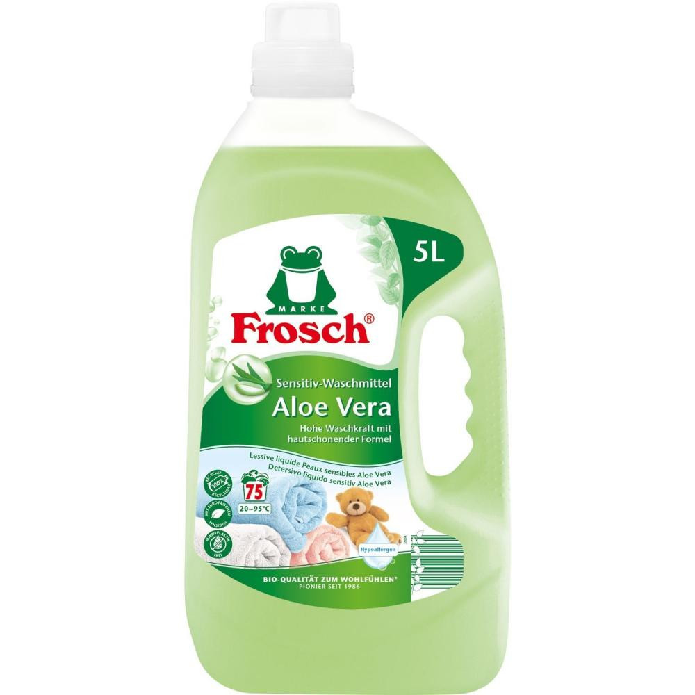 Frosch Гель для прання  Aloe Vera Sensitiv 5 л (4001499962561) - зображення 1