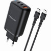 CHAROME C30 PD65W Black Type-C to Type-C cable - зображення 1