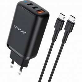 CHAROME C30 PD65W Black Type-C to Type-C cable