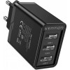 Vention 3-port USB A+A+A 12W Black (FEAB0-EU) - зображення 3