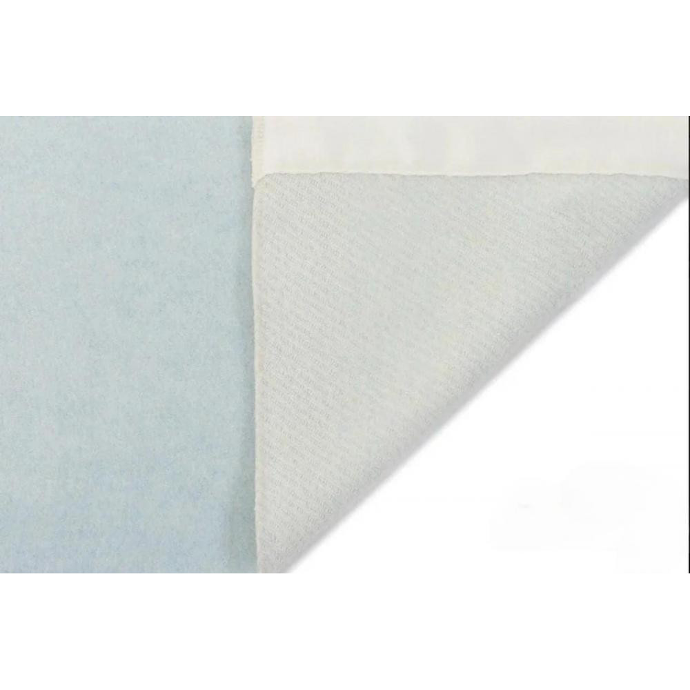 CO.BI. Плед кашемір + лама  Serena, Azzurro Блакитний, Односпальний, 110x150 см - зображення 1