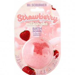 Mr. Scrubber Бомбочка для ванны  Strawberry Milkshake 200 г (4820200332406)