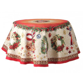 Lefard Скатерть гобеленовая Рождественская коллекция 140см 732-046