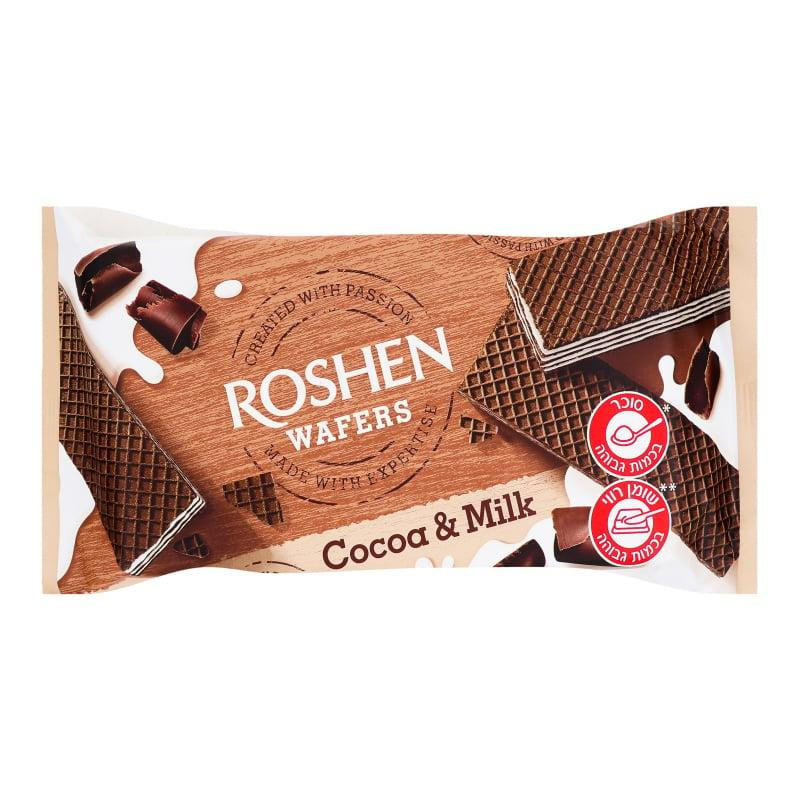Roshen Вафлі  Wafers какао-молоко, 216 г (4823077632112) - зображення 1