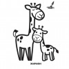 Книжковий хмарочос Дитяча розмальовка "Жирафеня" 403556, 8 сторінок - зображення 2