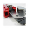 Axent Ніж канцелярський  18 мм, metal runners, blister, gray-red (6602-А) - зображення 2