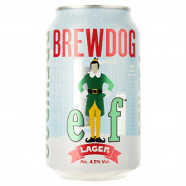 BrewDog Пиво  Elf Lager світле з/б, 0,33 л (5056025476110)