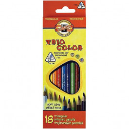 Koh-i-noor Цветные карандаши Triocolor, 18 шт. (3133)