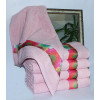 TAG Рушник махровий для лазні Весна рожеве серця 70х140 см Рожевий (70*140 MP-60) - зображення 1