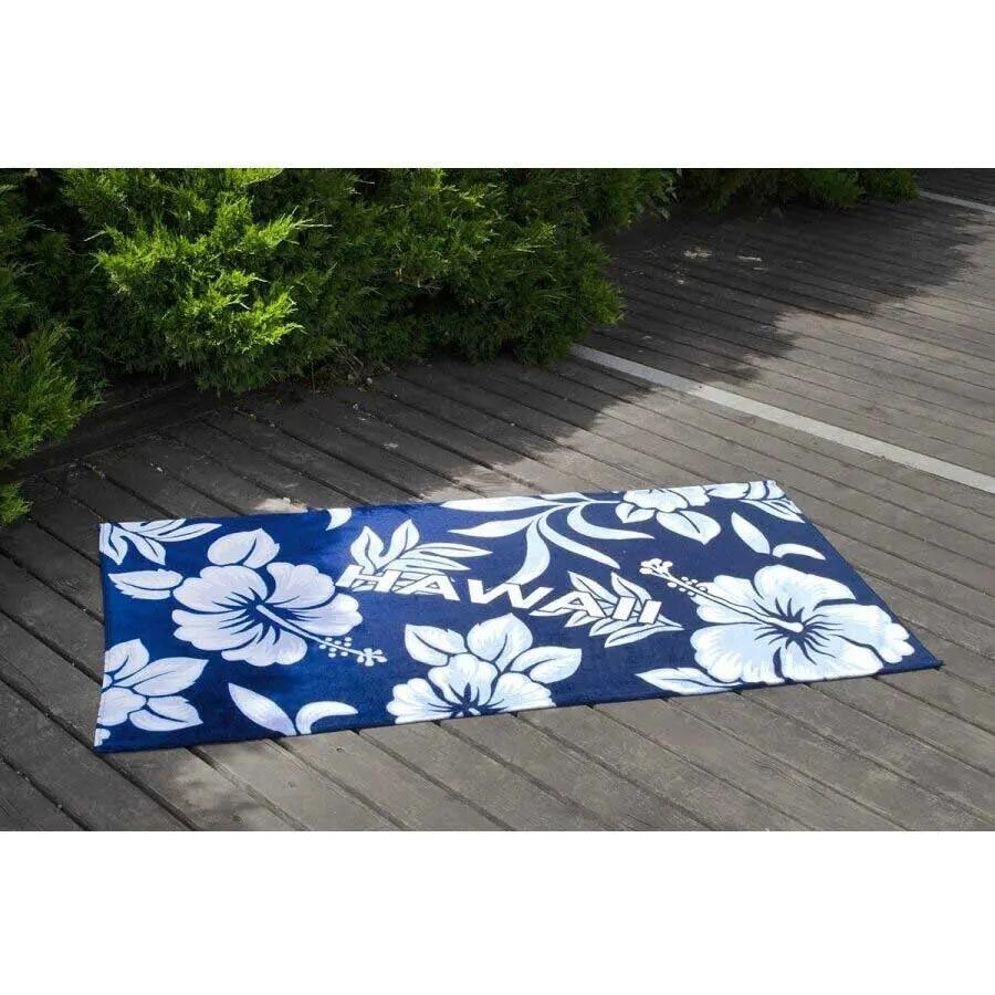 Lotus Полотенце пляжное велюровое Hawaii синий 75х150 см (2000022244992) - зображення 1