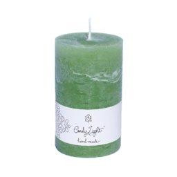 Candy Light Свічка декоративна циліндр зелена 6х10см (1040160015895)