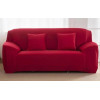 Homytex Чохол на диван тримісний  Біфлекс Однотонний 195х230 см, Червоний (6-12114) - зображення 1