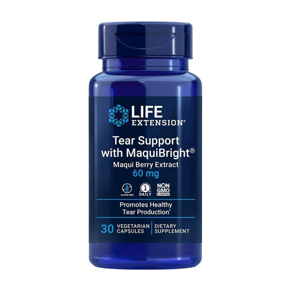 Life Extension Tear Support with MaquiBright 60 mg, 30 вегакапсул - зображення 1
