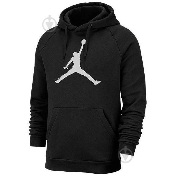 Nike Худи чоловіче  Nfs M Jordan Jumpman Logo Flc Po DA6801-010 2XL Black/White (194496614268) - зображення 1