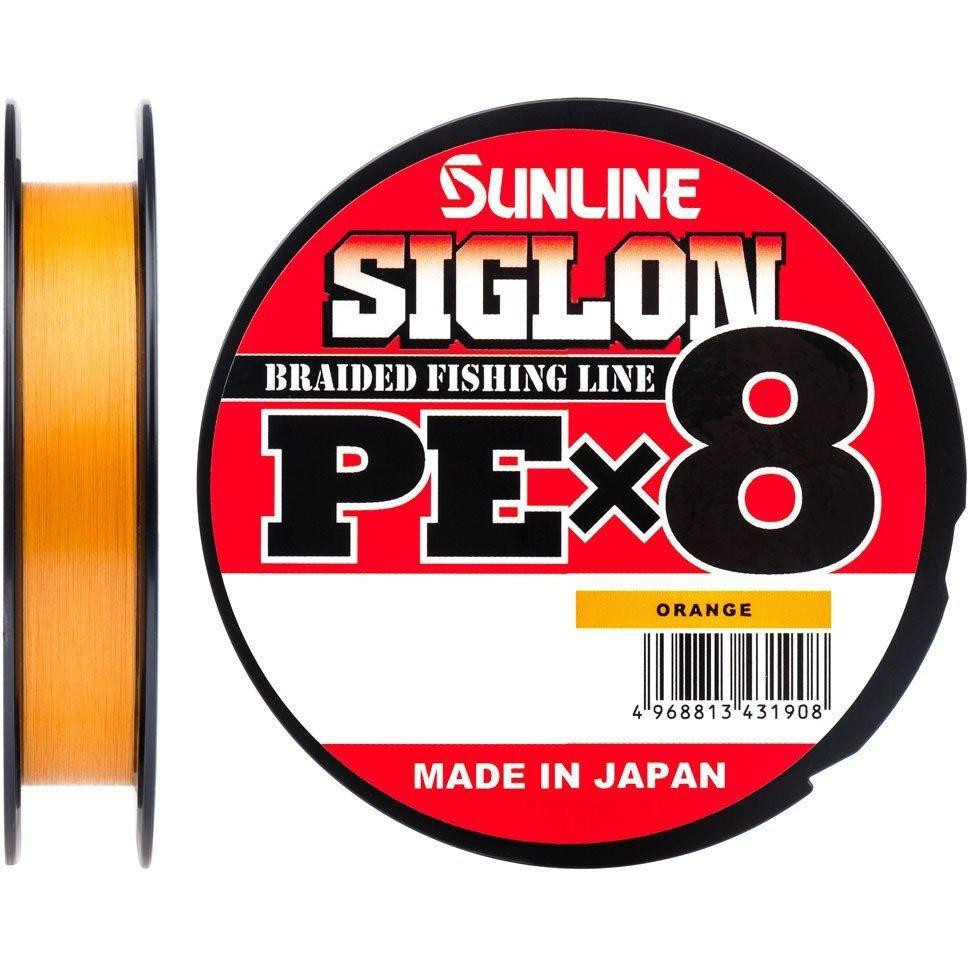Sunline Siglon PE X8 / Orange / #2.5 / 0.270mm 150m 18.5kg - зображення 1