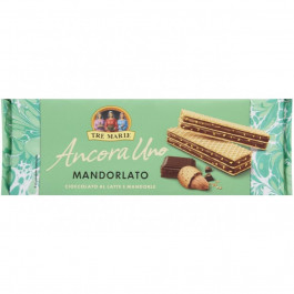 Tre Marie Вафлі  Ancora Uno Mandorlato з мигдально-шоколадним кремом 140 г (8002190006215)