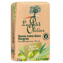Le Petit Olivier Экстра нежное мыло  100% vegetal oils soap Оливковое масло 250 г (3549620005516)