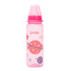 Lindo Бутылочка для кормления LI 138 розовый 250 мл - зображення 1