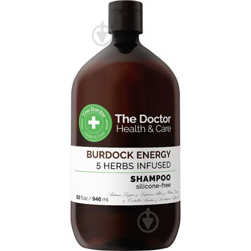 The Doctor Health & Care Шампунь  Health & Care Burdock Energy 5 Herbs Infused Реп'яхова сила 946 мл (8588006041682) - зображення 1