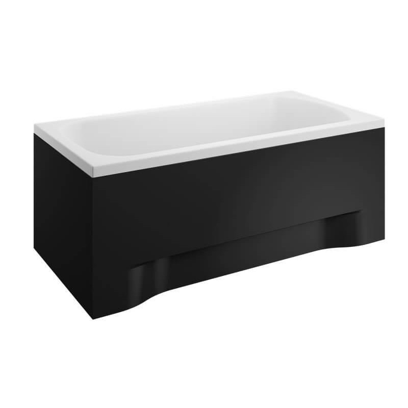 Polimat Фронтальна панель для ванни  190 см, чорний (00098) - зображення 1