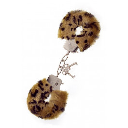   Dream toys Наручники, Metal Handcuff with Plush, LEOPARD (T160034)