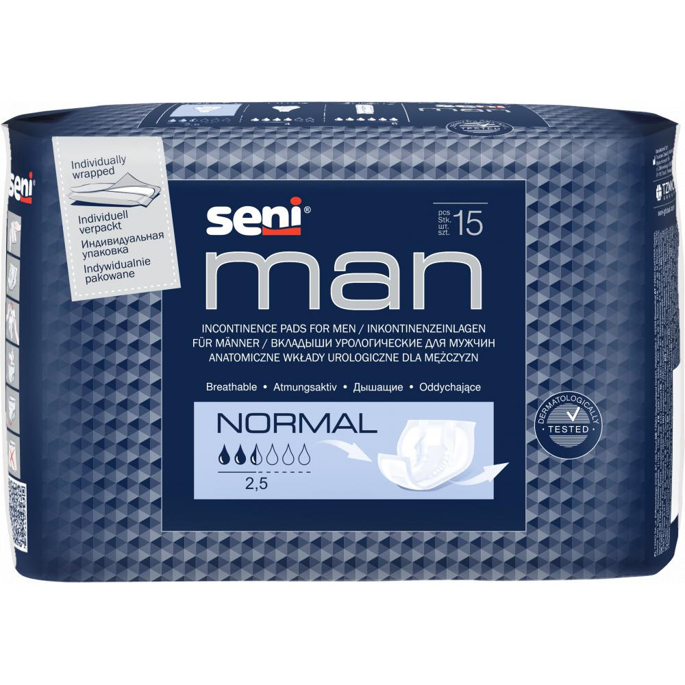 Seni Урологічні прокладки Man Normal 15 шт - зображення 1