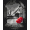 Brushme "Красный зонтик под Биг-Беном" 40х50см BS32893 - зображення 1
