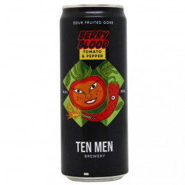 Ten Men brewery Пиво  BerryBlood TomatPep н/т нф зб, 330 мл (4820277950015)