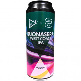 Funky Fluid Пиво  Buonasera світле 6.2% 0.5 л ж/б (5903999514648)
