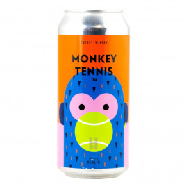 Fuerst Wiacek Пиво  Monkey Tennis світле 6.8% 0.44 л ж/б (4260579080940)