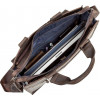 SHVIGEL Темно-коричнева сумка для ноутбука зі шкіри крейзі  (11109) - зображення 5