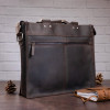 SHVIGEL Темно-коричнева сумка для ноутбука зі шкіри крейзі  (11109) - зображення 8