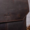 SHVIGEL Темно-коричнева сумка для ноутбука зі шкіри крейзі  (11109) - зображення 9