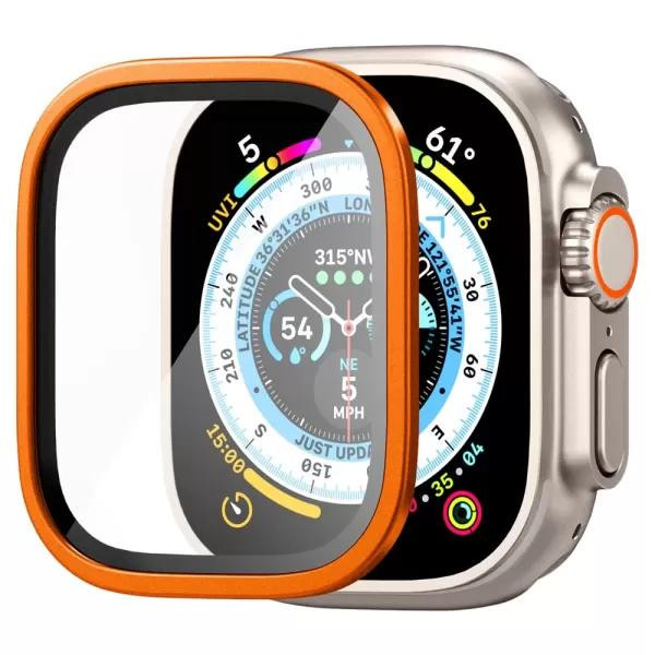 Spigen Захисне скло  Screen Protector Glas.tR Slim Pro Orange для Apple Watch Ultra 49mm (AGL06162) - зображення 1