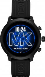 Michael Kors Access MK GO Black Silicone Strap (MKT5072)