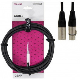 Gewa Мікрофонний кабель XLR-XLR  Pro Line XLR(m) / XLR (f) (9 м)