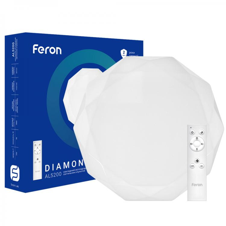 FERON LED AL5200 DIAMOND 60W 3000-6500K (29516) - зображення 1