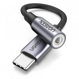   UGREEN AV161 USB Type-C Male to 3.5mm 0,1m Gray (90402018)