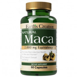 Earth's Creation Maca 2000 mg, 60 капсул
